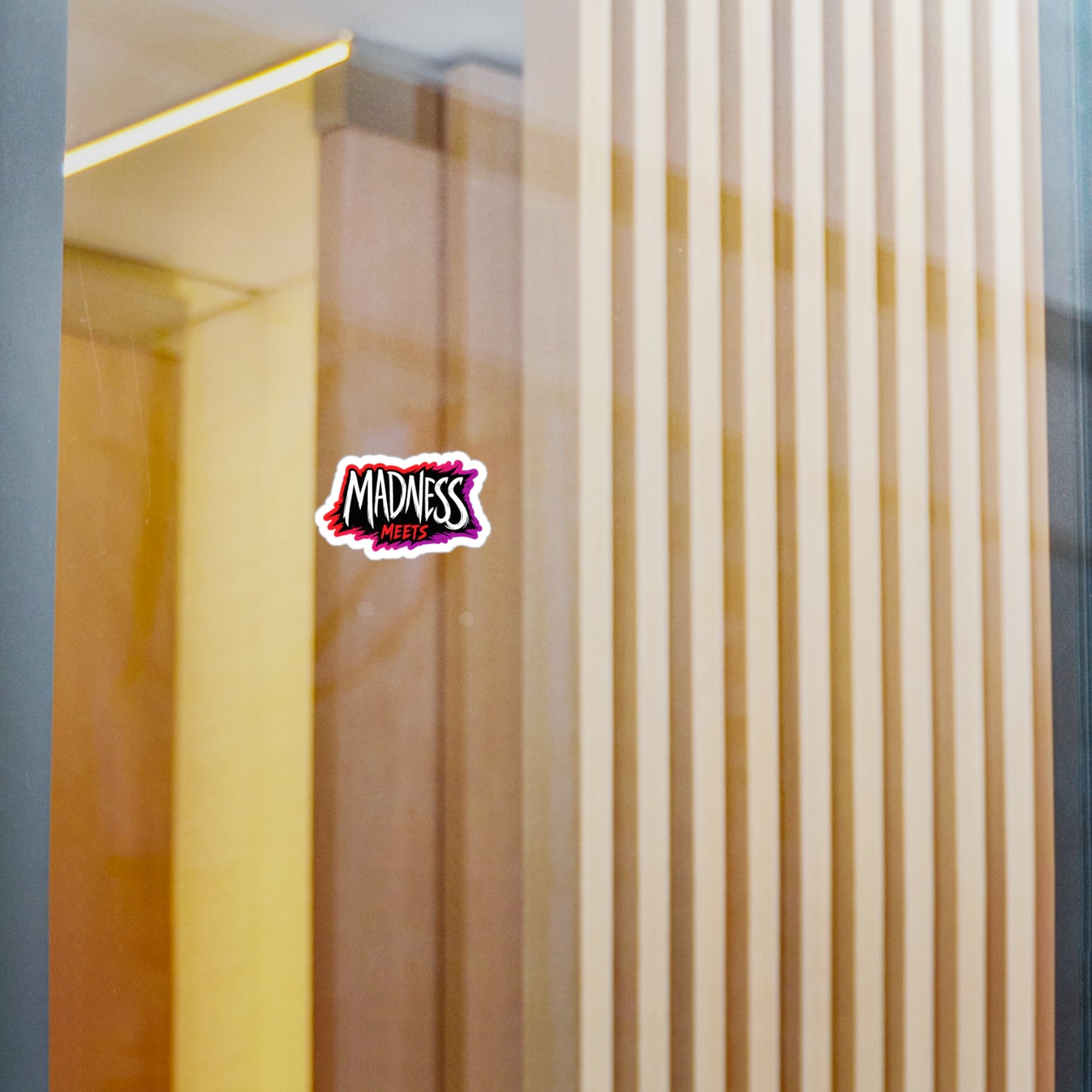 Madness Meets Vinyl Decal | Club Sticker | Rear Quarter window